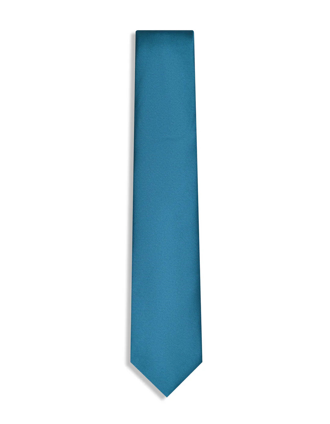 Tie Loft Men Solid Teal Self Plain Polyester Necktie